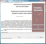 Franchise Documents screenshot